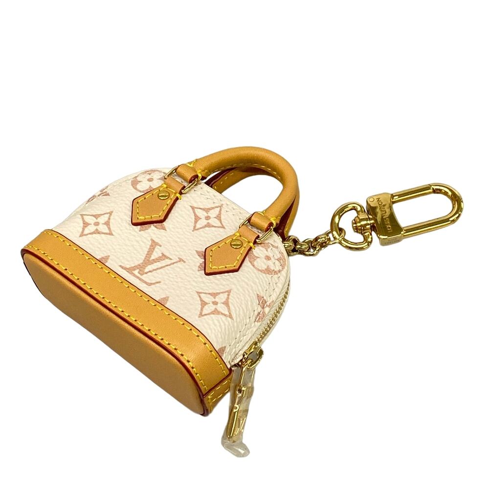 Louis Vuitton Micro Alma Bag Charm Bag Charm M01883 Monogram Dunne Coated Canvas
